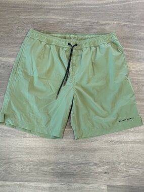 Paddle North Hesper Swim Shorts Moss Green Lined Large